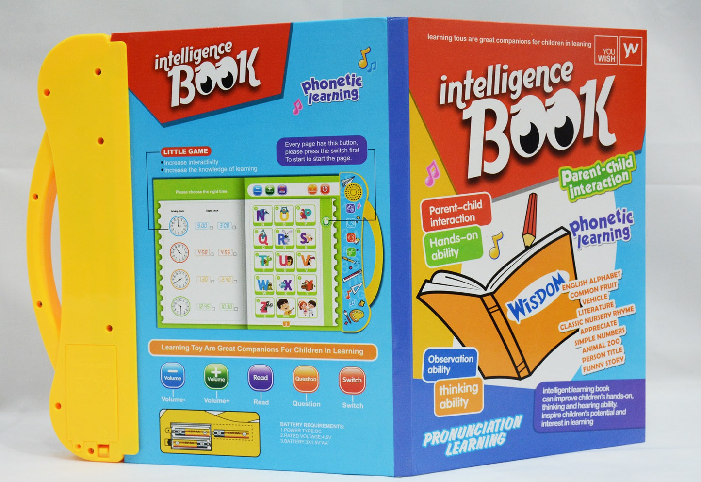 Learning Toys - Study Book Intellectual Learning English E-Book