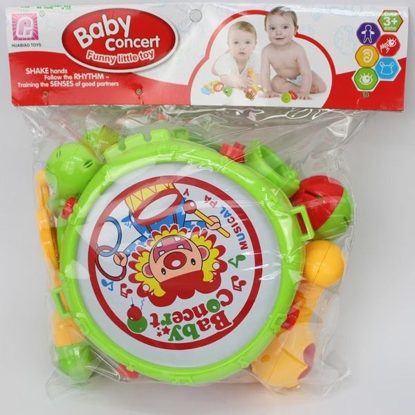 Child Rattle and Musical Band Baby Concert Toy for Toddlers (Big Drum)