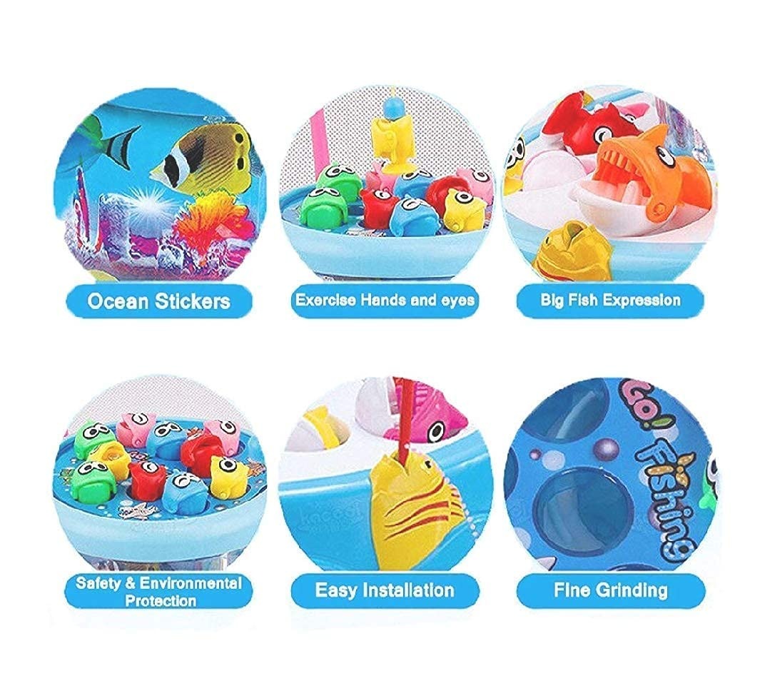 Fishing Game with 26 fish and Music and Light
