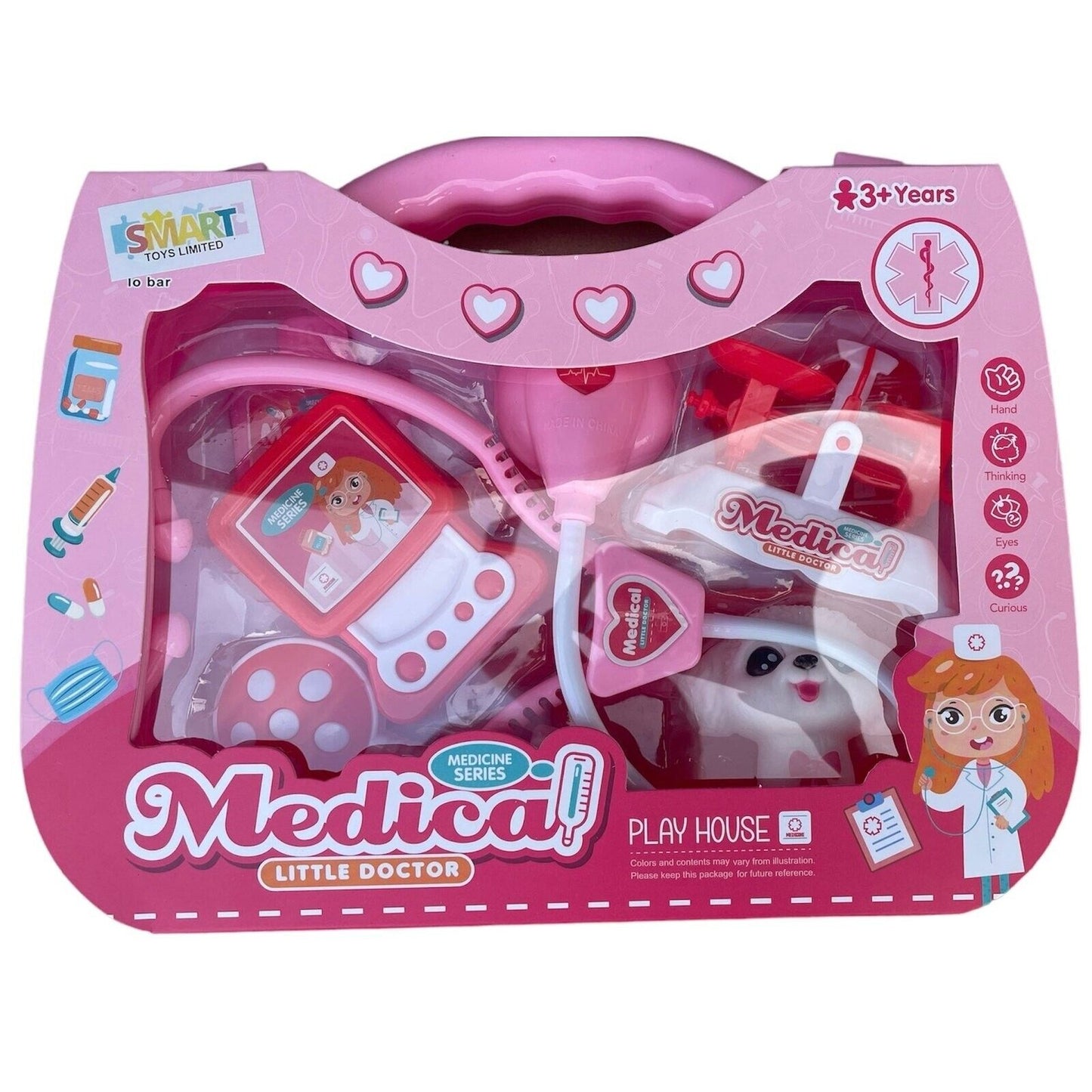 Medical Little Doctor Set Pink Carry Case