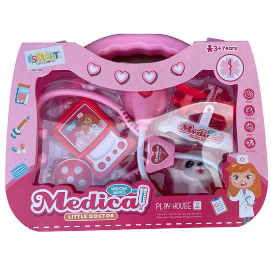 Medical Little Doctor Set Pink Carry Case