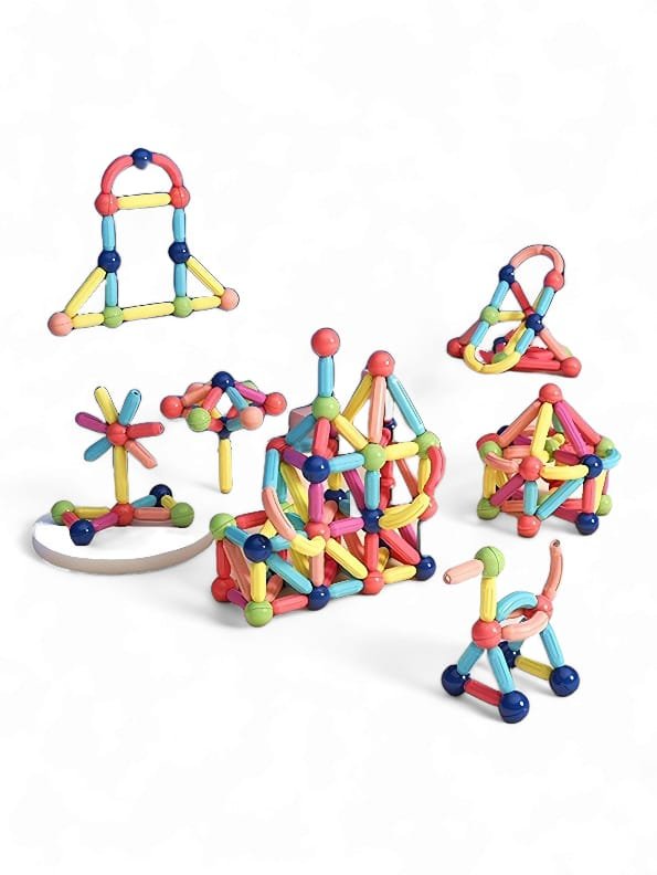 42 Pcs Magnetic Blocks Set Toy Magnetic Bar Constructor Building Blocks
