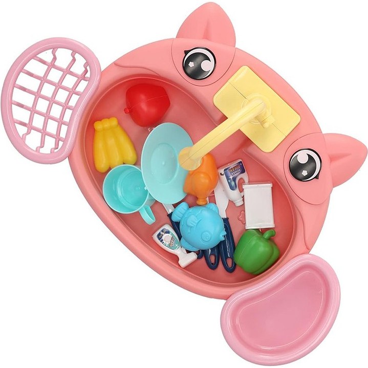 Plastic Simulation Electric Dishwasher Mini Kitchen